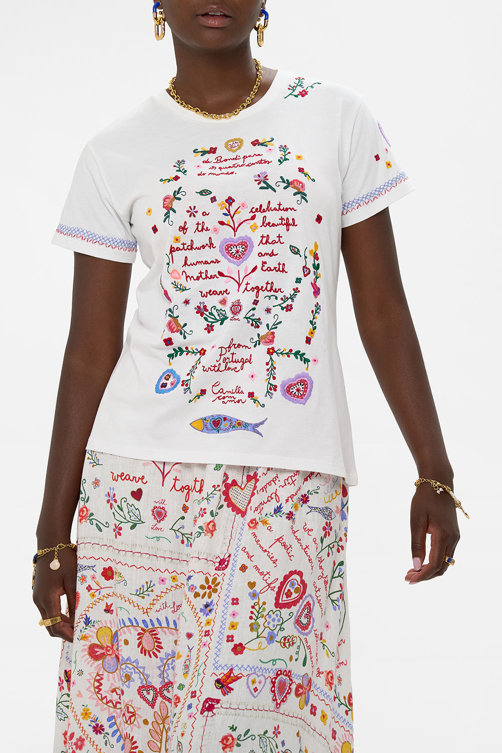 SHORT SLEEVE EASY TEE A KITSCH IN TIME