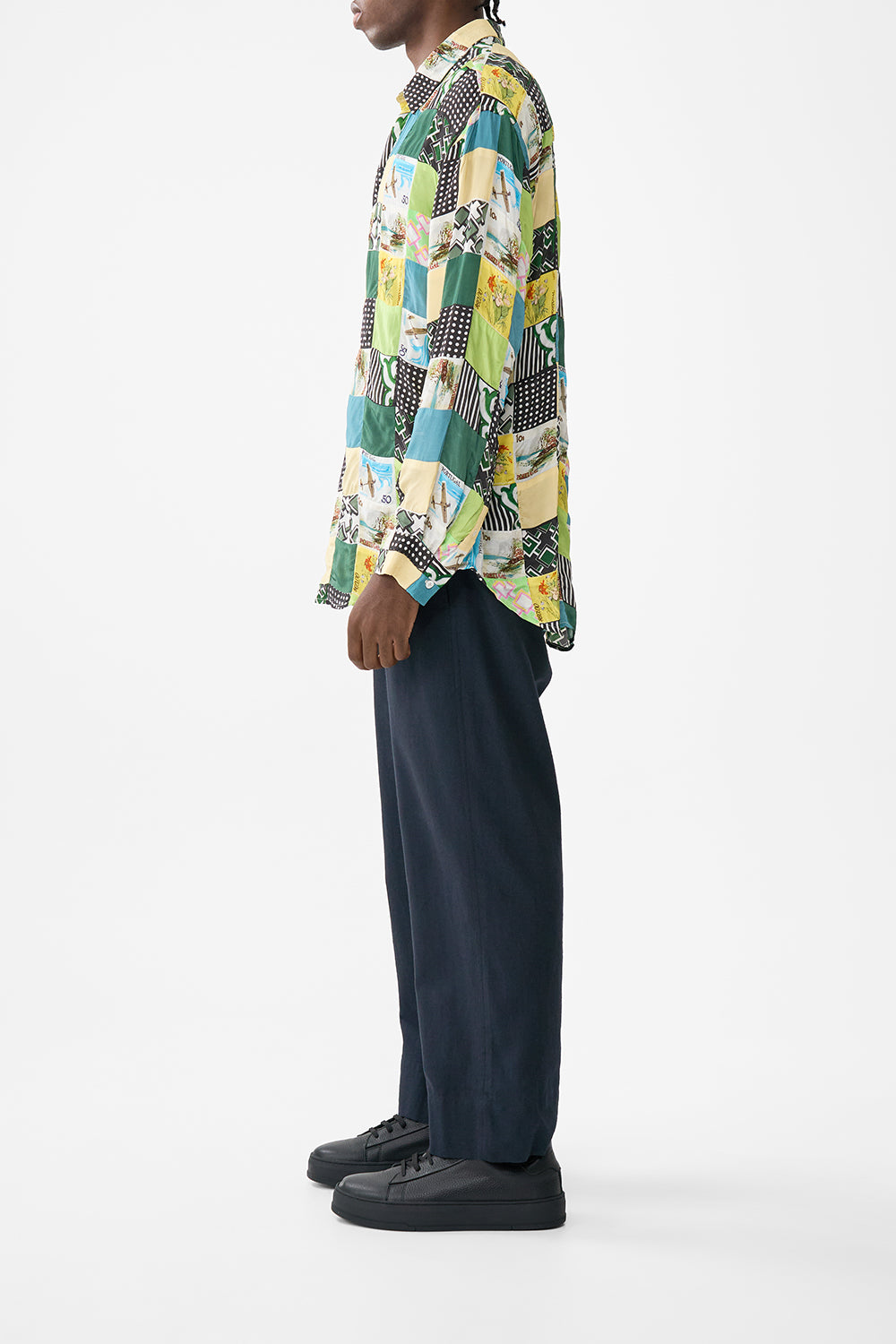 OVERSIZED PATCHWORK SHIRT MY PORTO PEN PAL