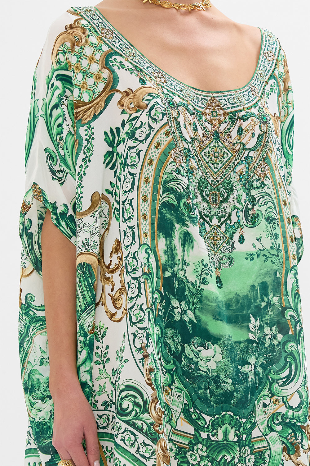 SHORT ROUND NECK KAFTAN CORRIDOR OF CALM