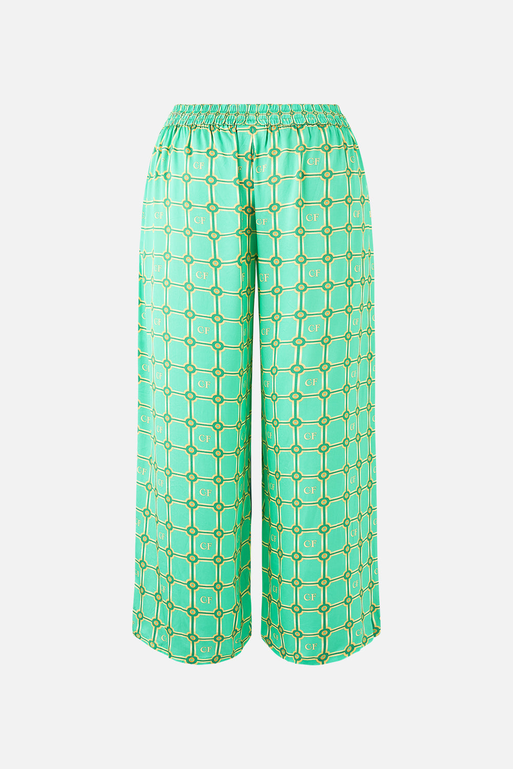 The CAMILLA STRAIGHT LEG PANT PESTANA PANORAMA in our  print.
