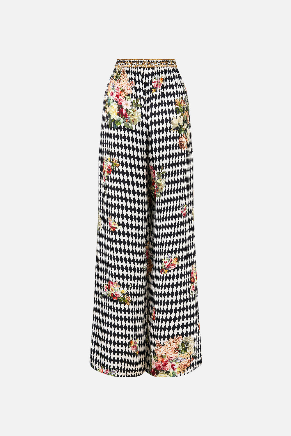 WIDE LEG TROUSER WITH FRONT POCKETS ROCOCO GLOW