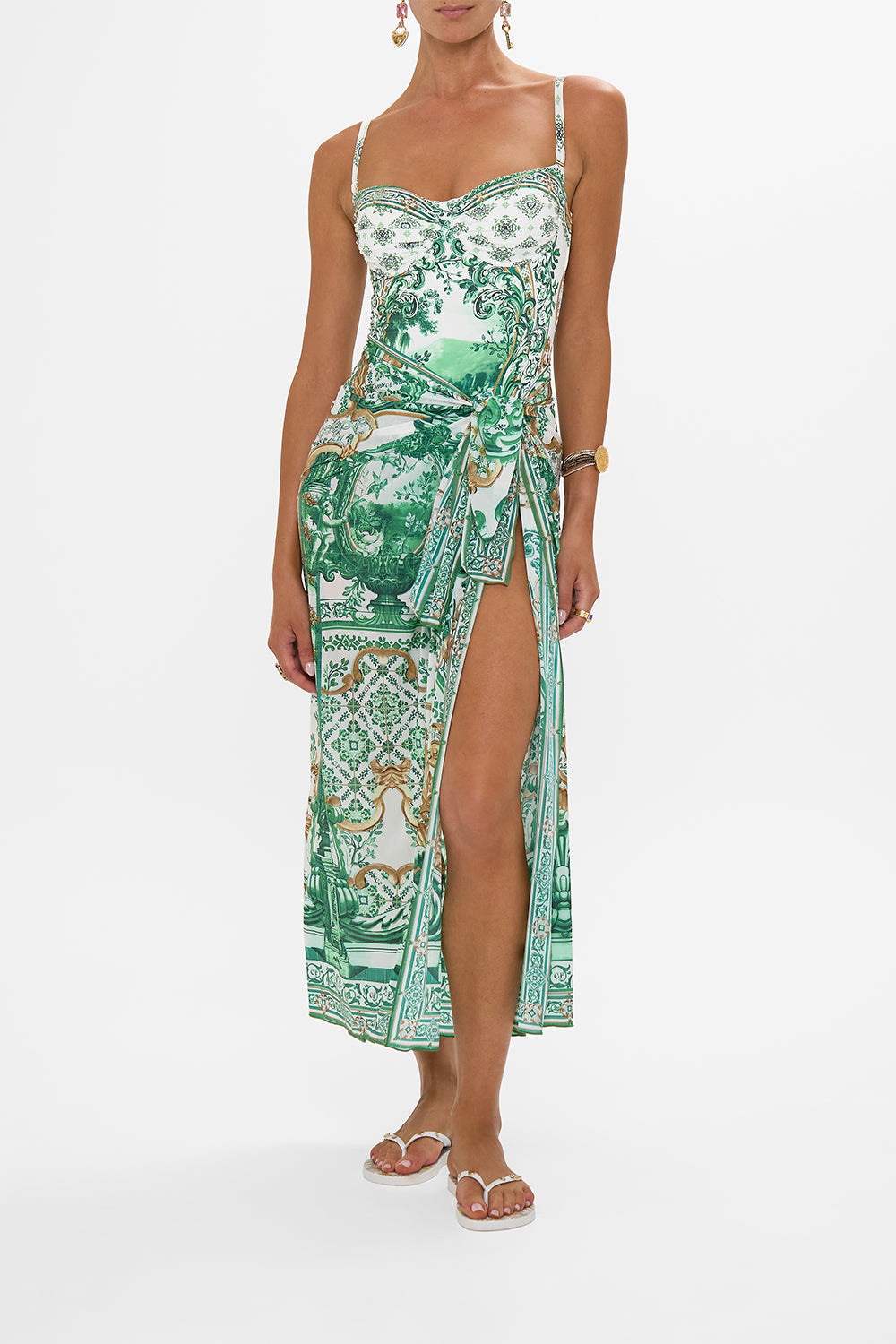 RUCHED CUP UNDERWIRE ONE PIECE CORRIDOR OF CALM