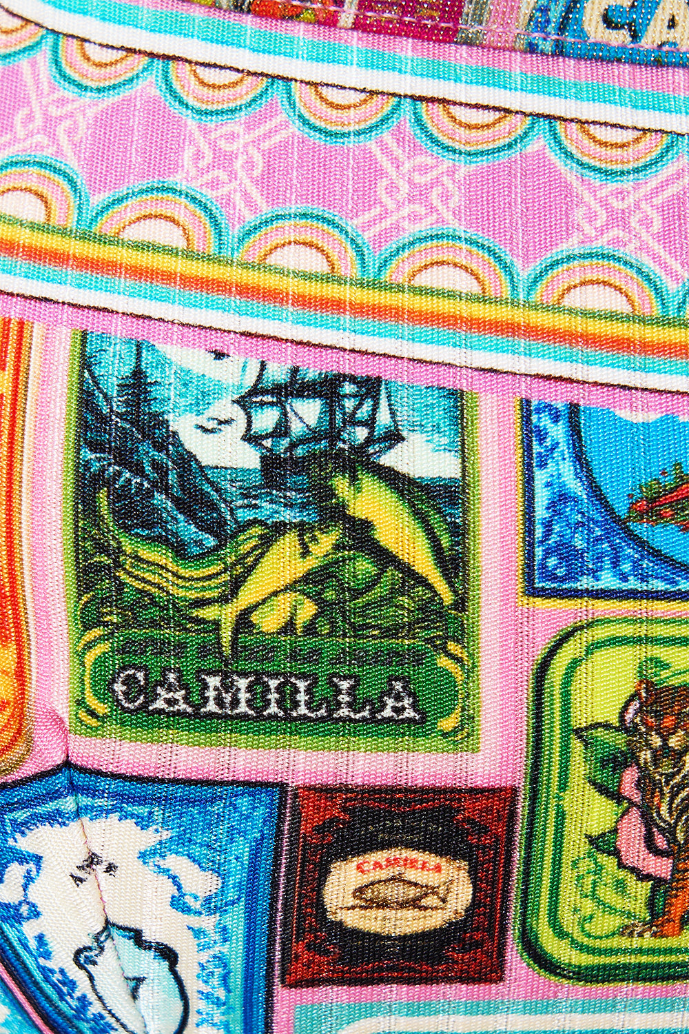 BIND EDGE REVERSIBLE CROP BRA SALTY SPLENDOUR