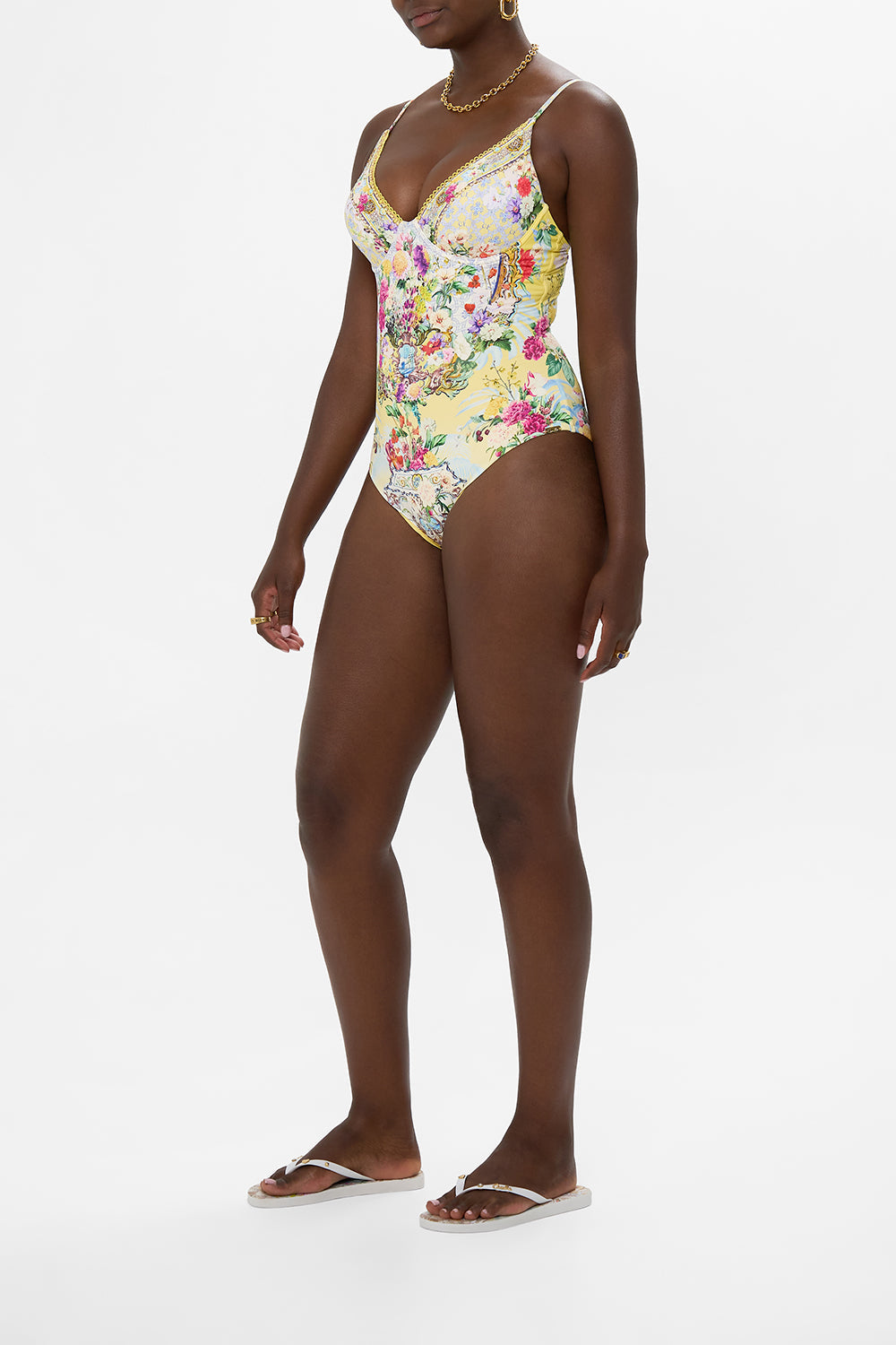 SOFT CUP UNDERWIRE ONE PIECE FLOR FANTÁSTICA