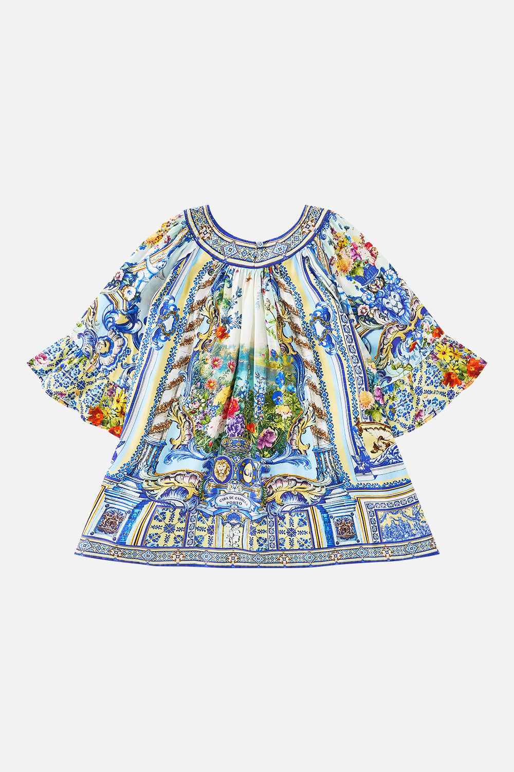 KIDS YOKE TOP DRESS 4-10 WALL TO WALL WONDERS