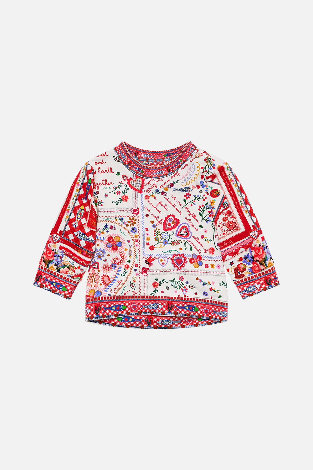 BABIES SWEATER FAITH, LUCK & JUSTICE
