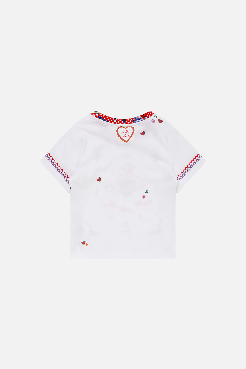 BABIES SHORT SLEEVE TEE FAITH, LUCK & JUSTICE