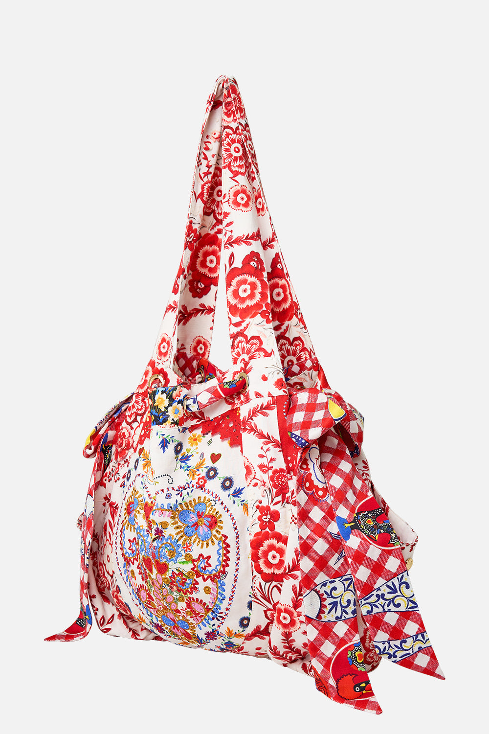DRAWSTRING BEACH BAG FAITH, LUCK & JUSTICE