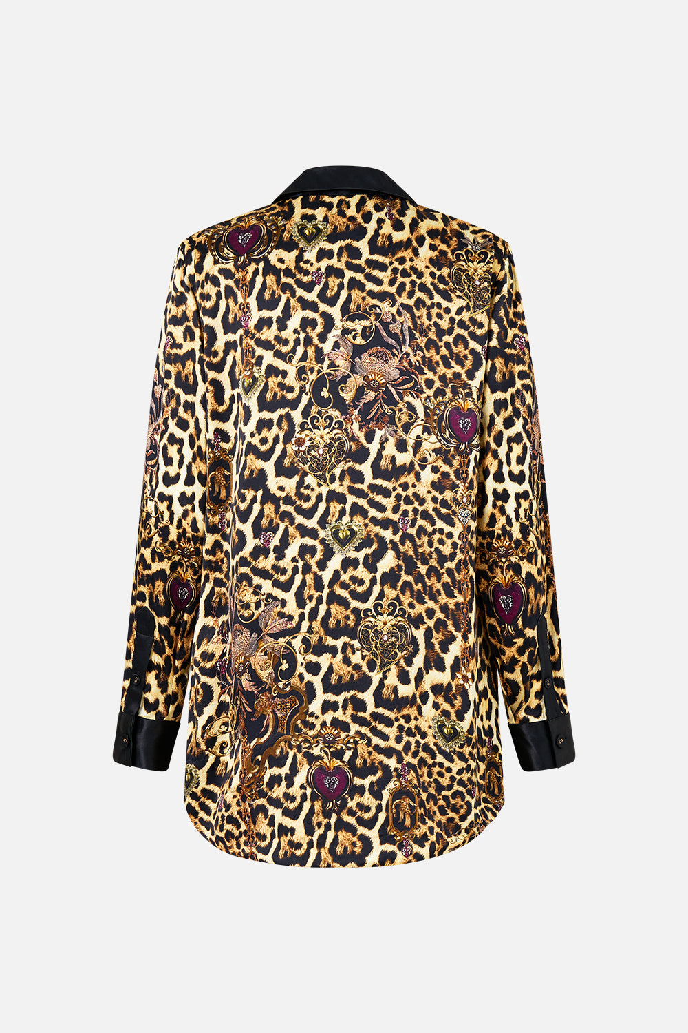 The CAMILLA DOUBLE BREASTED SOFT JACKET SAINTS AND SISTERS in our  print.