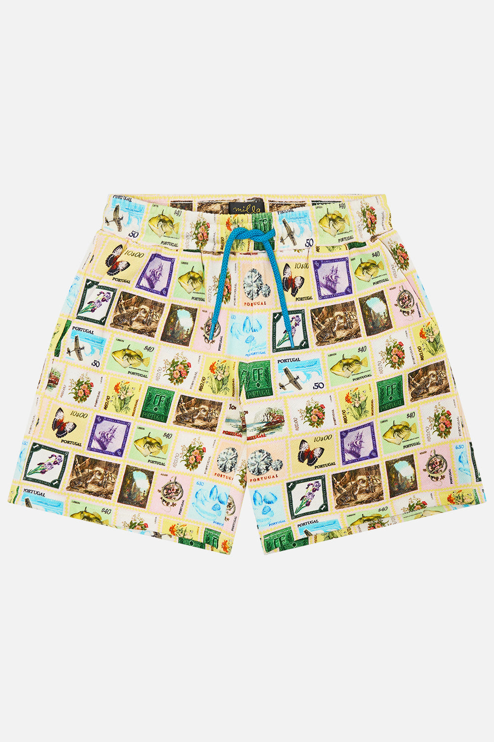 The CAMILLA BOYS TRACK SHORT 4-10 WITH LOVE FROM LISBON in our WITH LOVE FROM LISBON print.