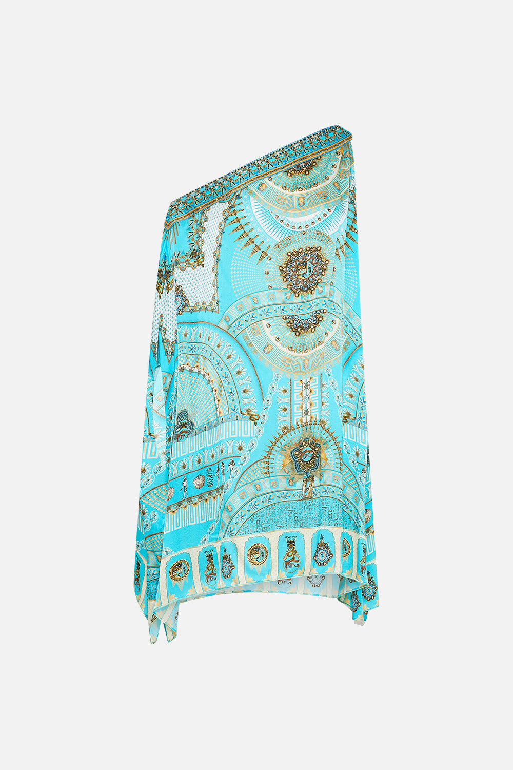ONE SHOULDER SHORT KAFTAN TEMPLE OF LIGHT