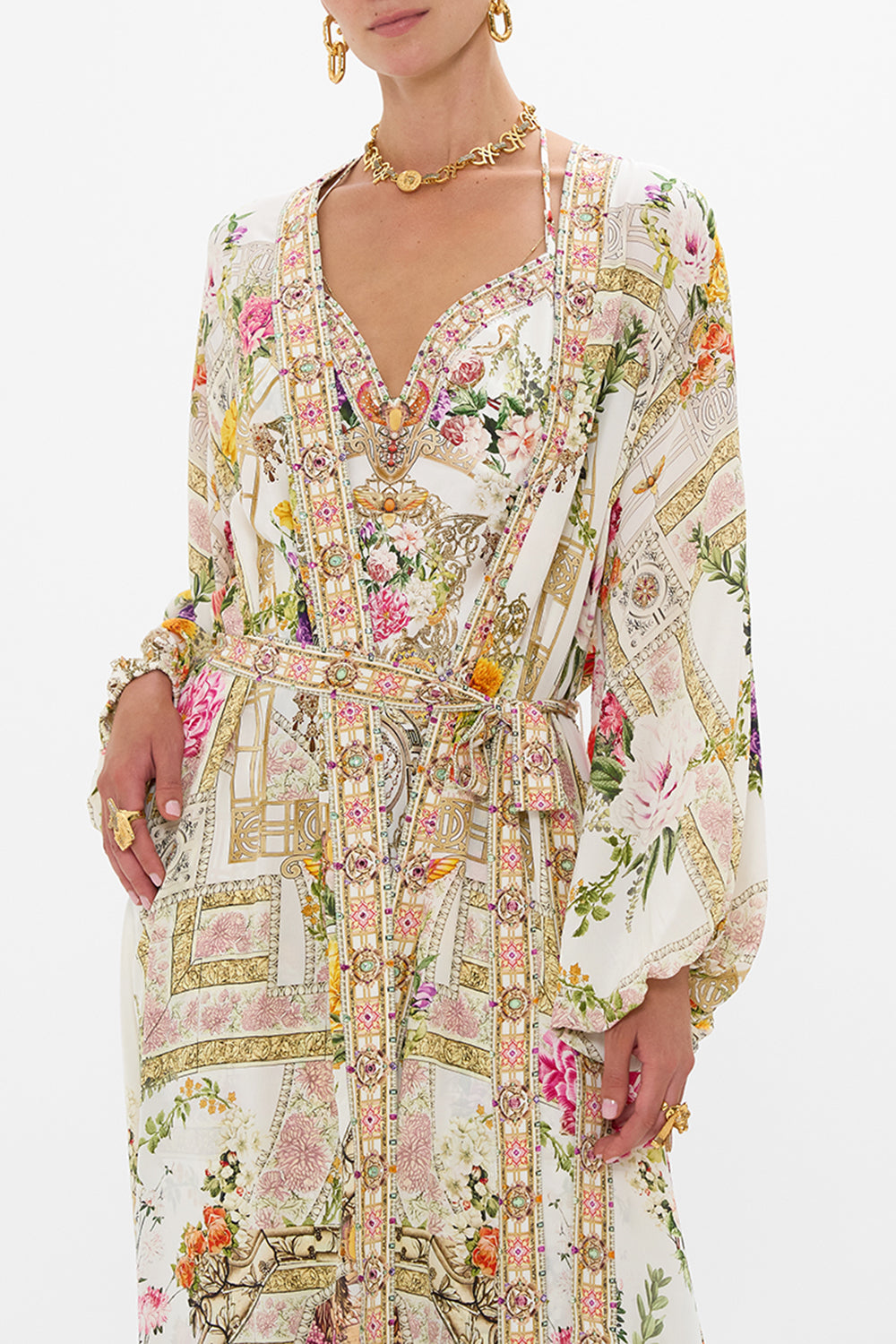 BLOUSON SLEEVE LAYER EGYPTIAN ROSE
