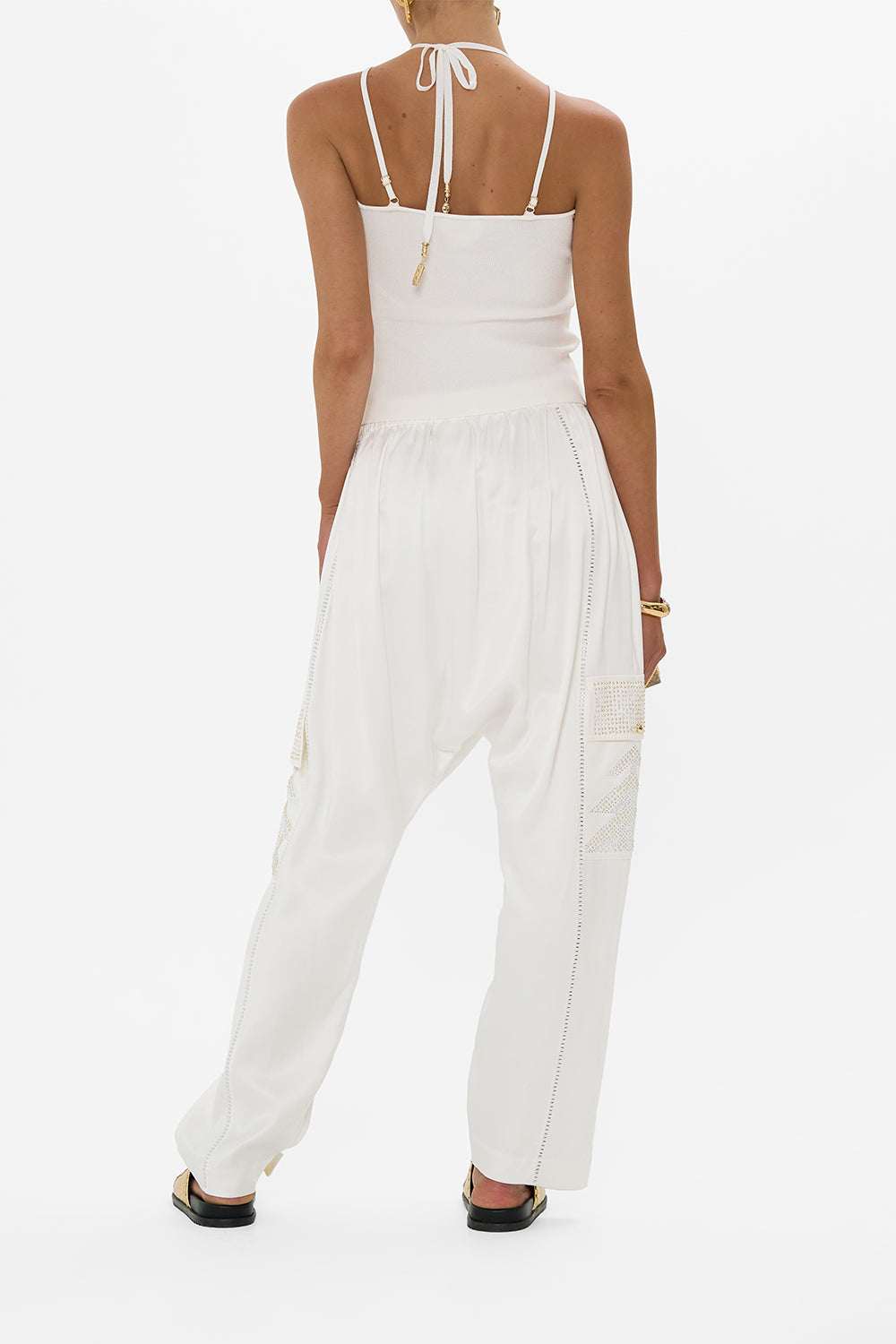 FITTED KNIT TOP WITH HARDWARE GODDESS ENERGY