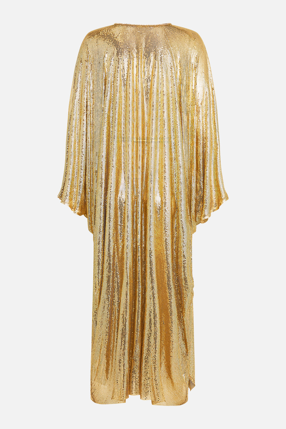 GILDED MESH T-SHAPED LONG KAFTAN VALLEY OF THE KINGS