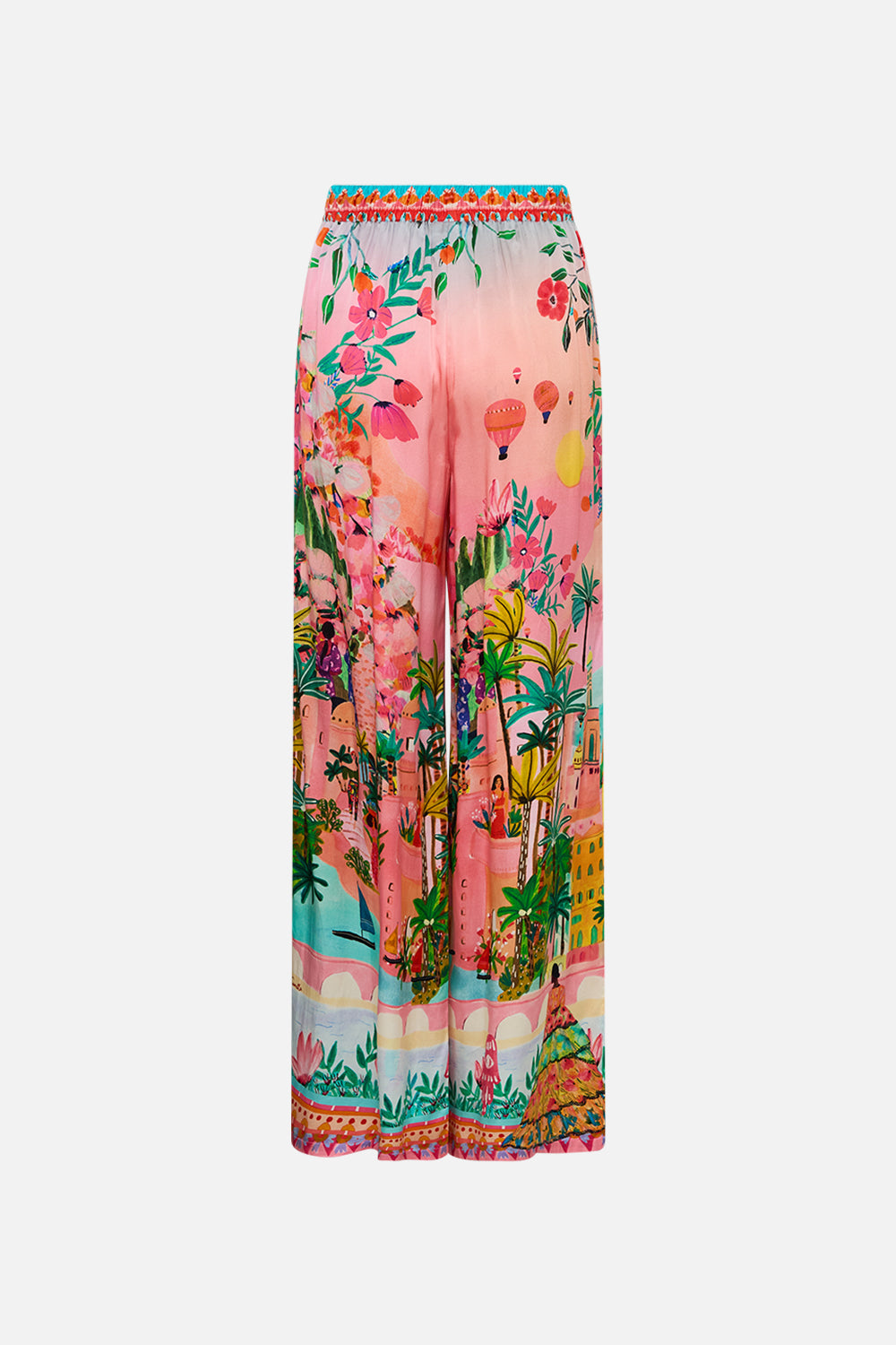 CAMILLA Lounge Pant in Sister Sunset print. 