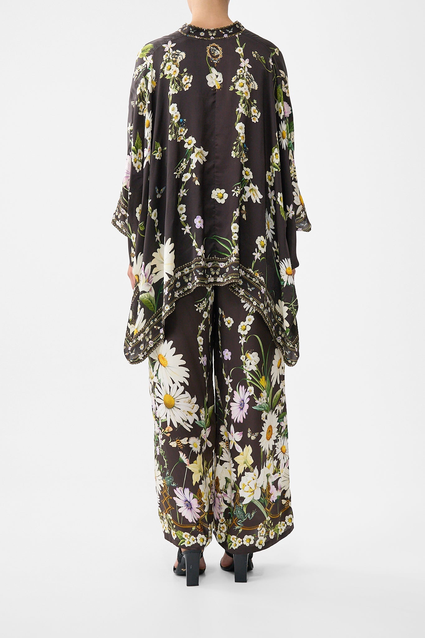 The CAMILLA Straight Leg Pant in our Dish It, Daisy print.
