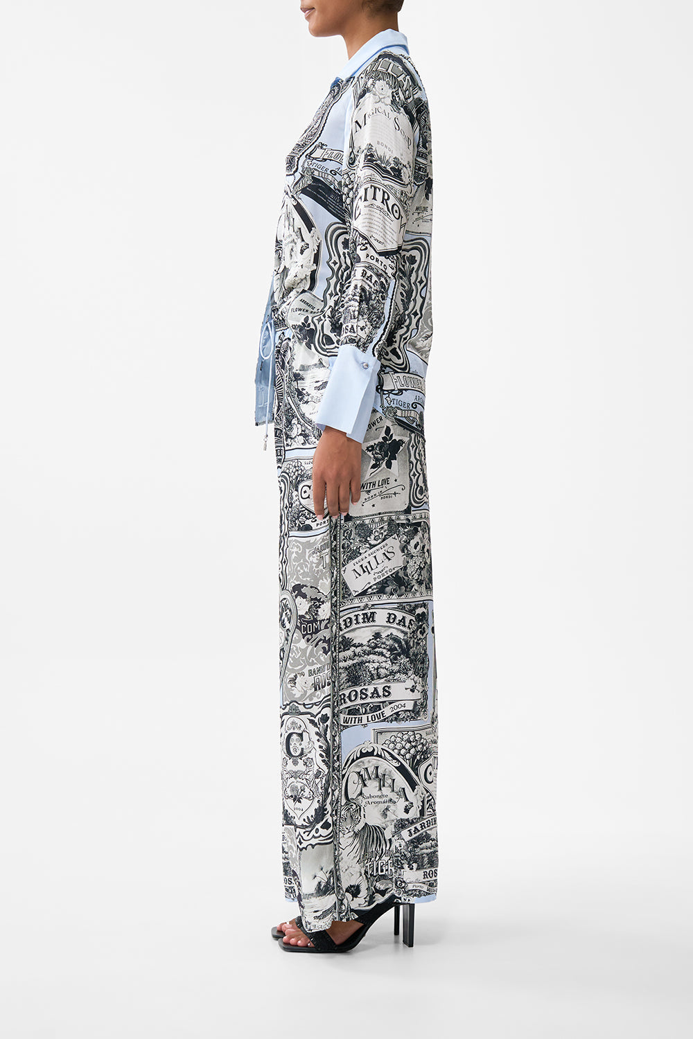 The CAMILLA Straight Leg Pant in our Perfumed In Porto print.