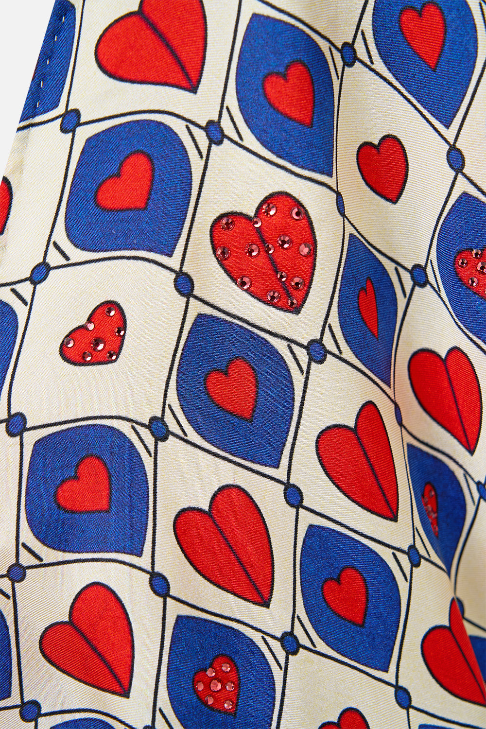 The CAMILLA Knotted Scarf Top in our Rinse & Roar print.