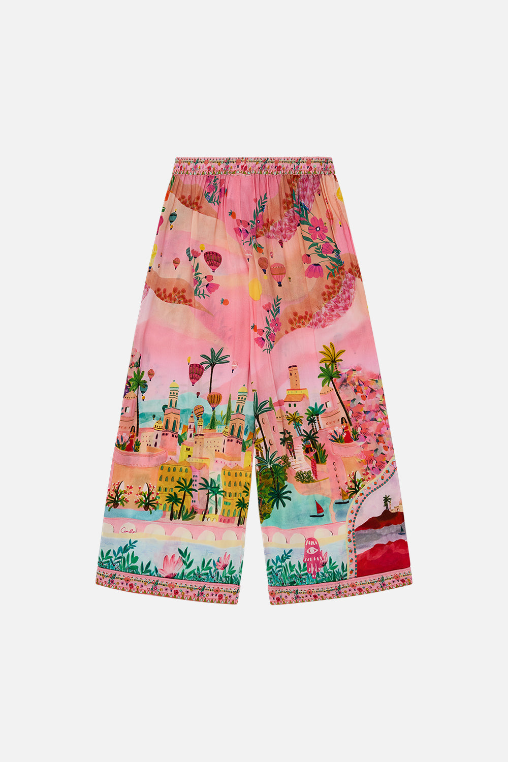 Milla By CAMILLA Kids Loose Fit Pant 4-10 in Sister Sunset print. 