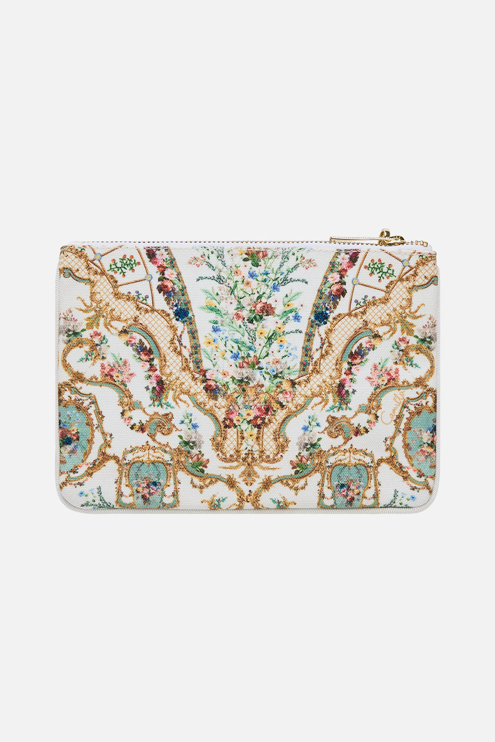 The CAMILLA COIN AND PHONE PURSE DRESSING ROOM DRAMA in our  print.