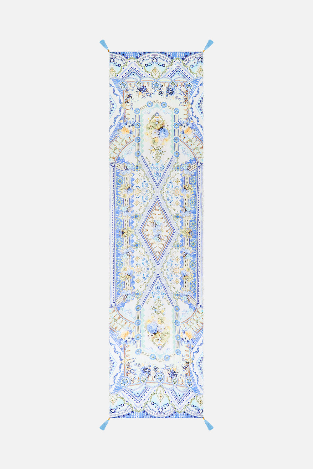 LONG SILK CRINKLE CHIFFON SCARF MY HOMESPUN HEART