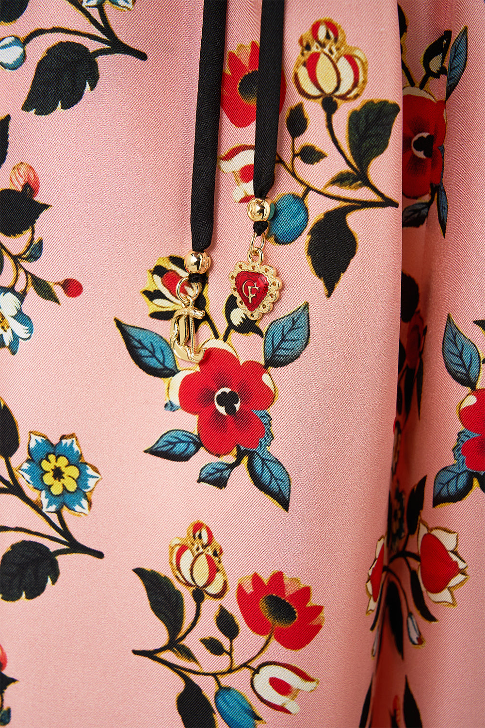 The CAMILLA LOUNGE PANT PINK PORTO in our  print.