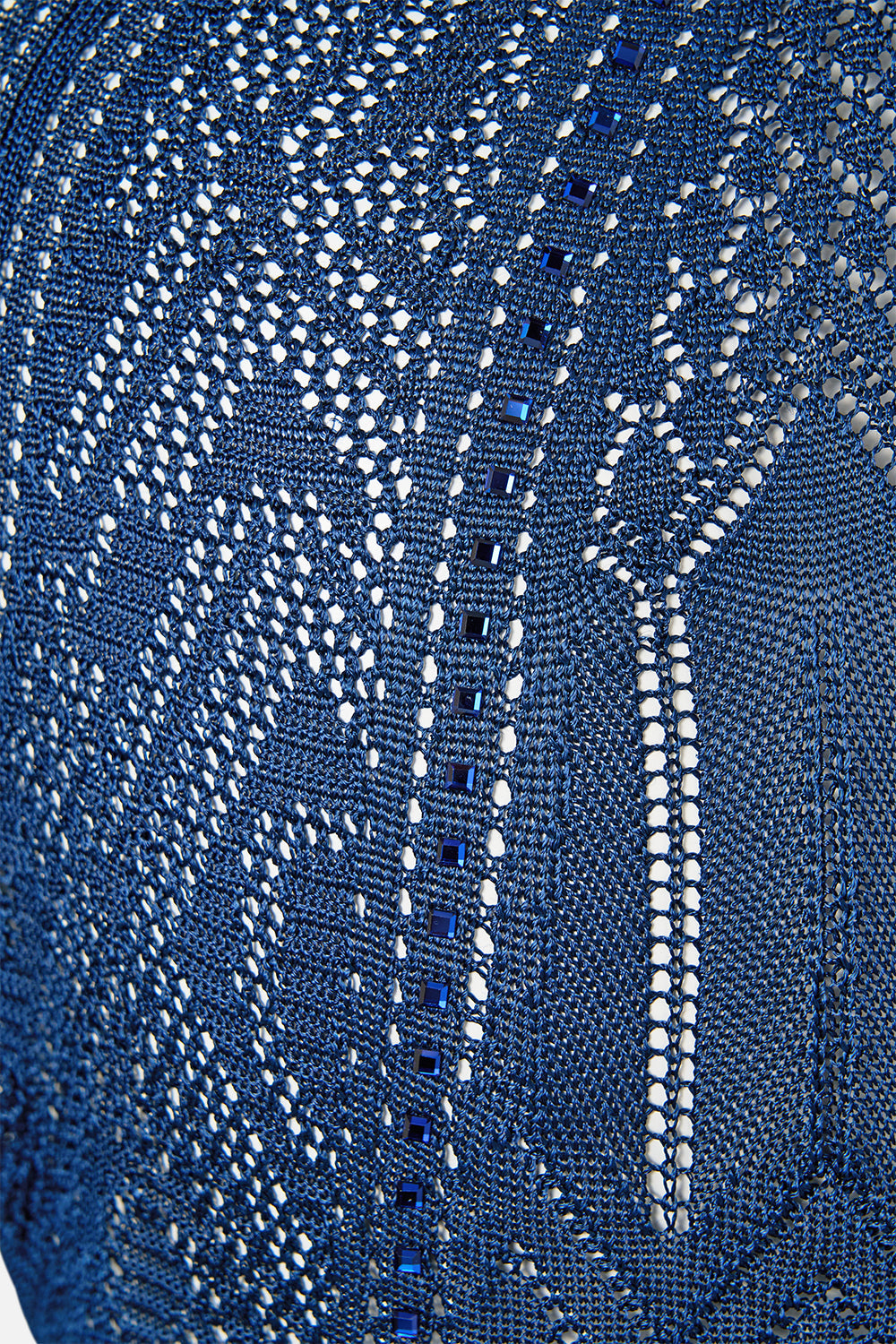 The CAMILLA PANELLED POINTELLE KNIT TOP ORNATE ON A PLATE in our  print.