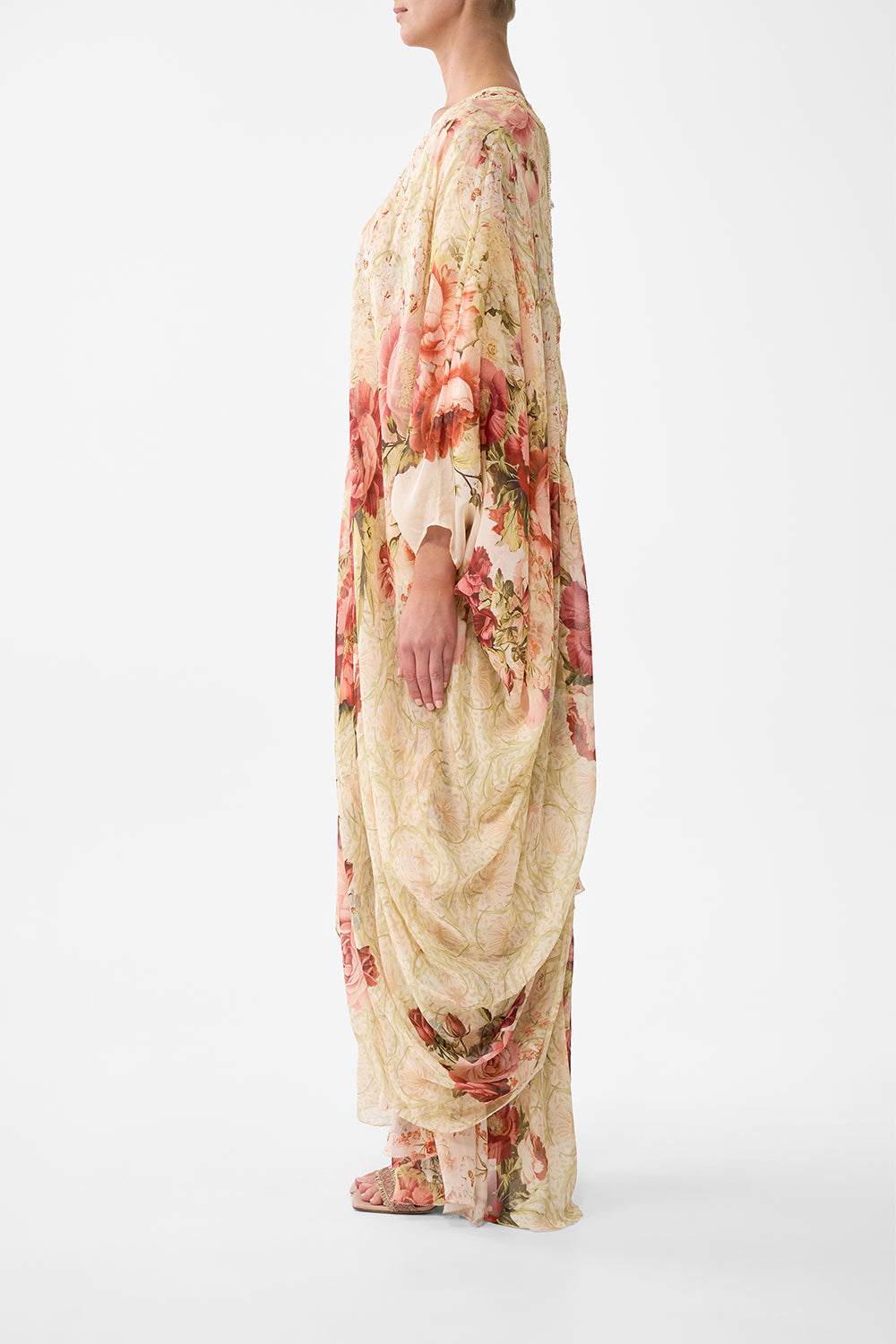 The CAMILLA Layer With Centre Back Panel in our Meet Me At The Majestic print.