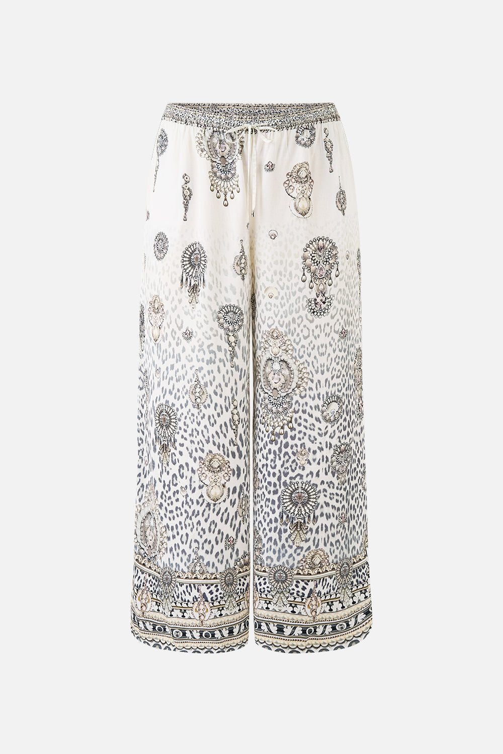 The CAMILLA LOUNGE PANT MARBLE HEAVEN in our  print.