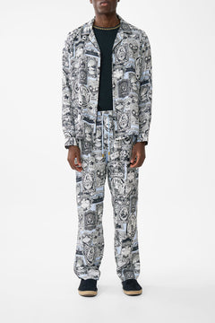 The CAMILLA Lounge Pant With Elastic Waist in our Flower Showers print.