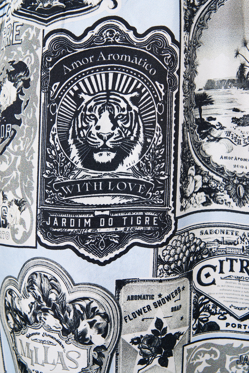 The CAMILLA Lounge Pant With Elastic Waist in our Flower Showers print.