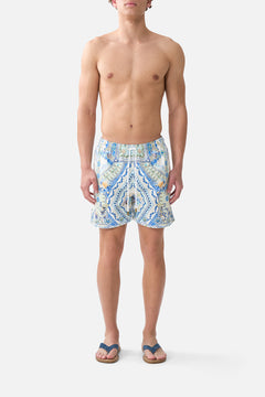 MID LENGTH BOARDSHORT WITH ELASTIC WAIST MY HOMESPUN HEART