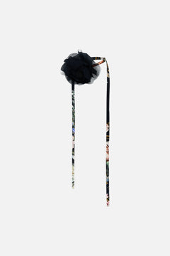 The CAMILLA Organza Flower Choker in our Noble Endeavours print.
