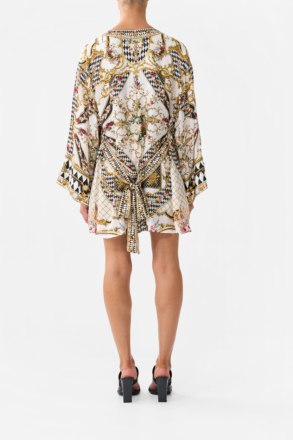 SHORT KIMONO WRAP ROCOCO GLOW