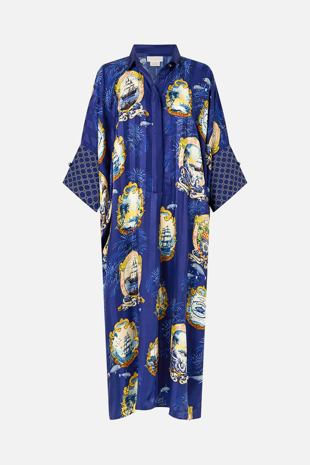 The CAMILLA BATWING KAFTAN SONG OF SAINT ANTHONY in our  print.