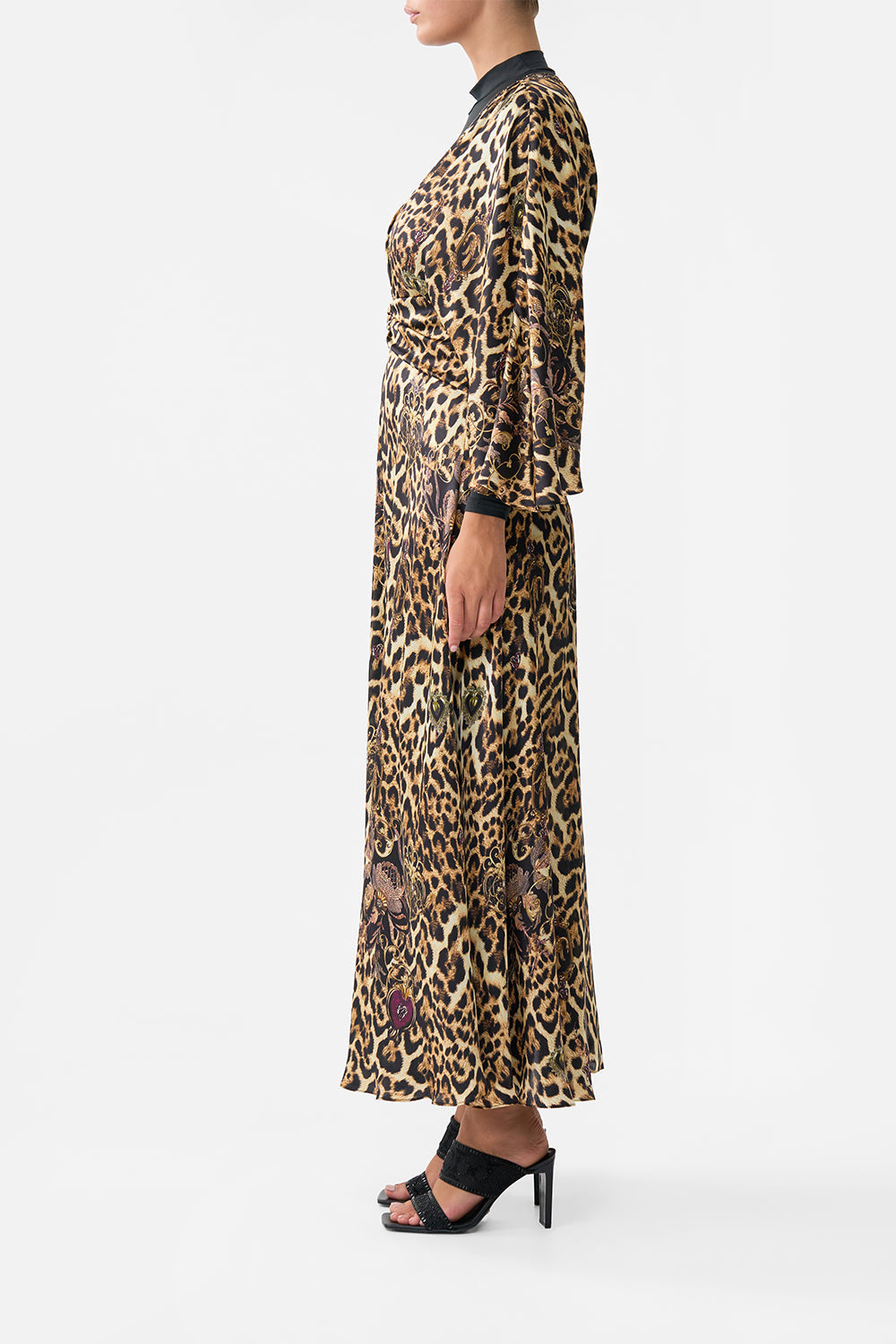 PETAL SLEEVE LONG DRESS SAINTS AND SISTERS