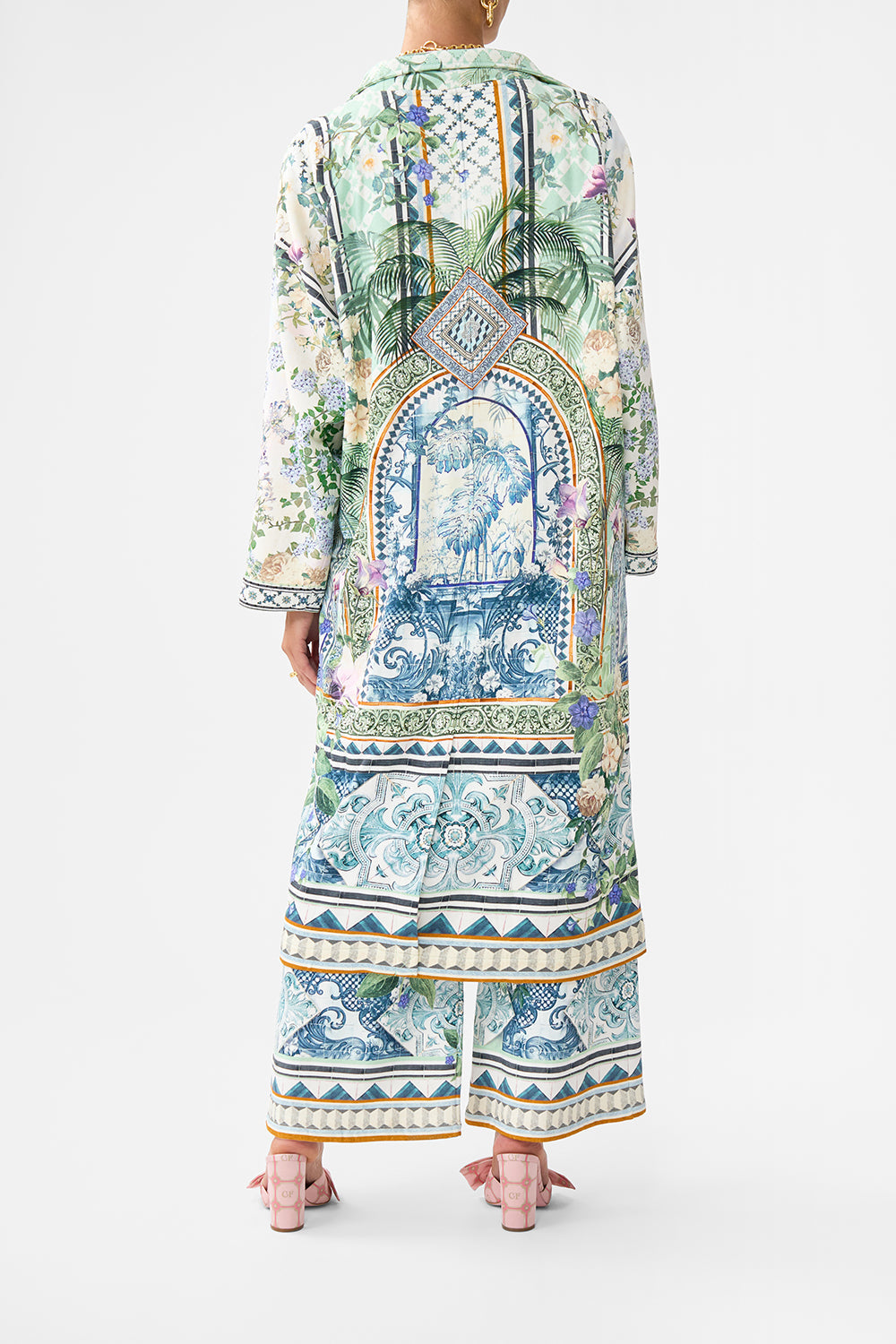 FLEECE TRENCH COAT JARDIM PARTY