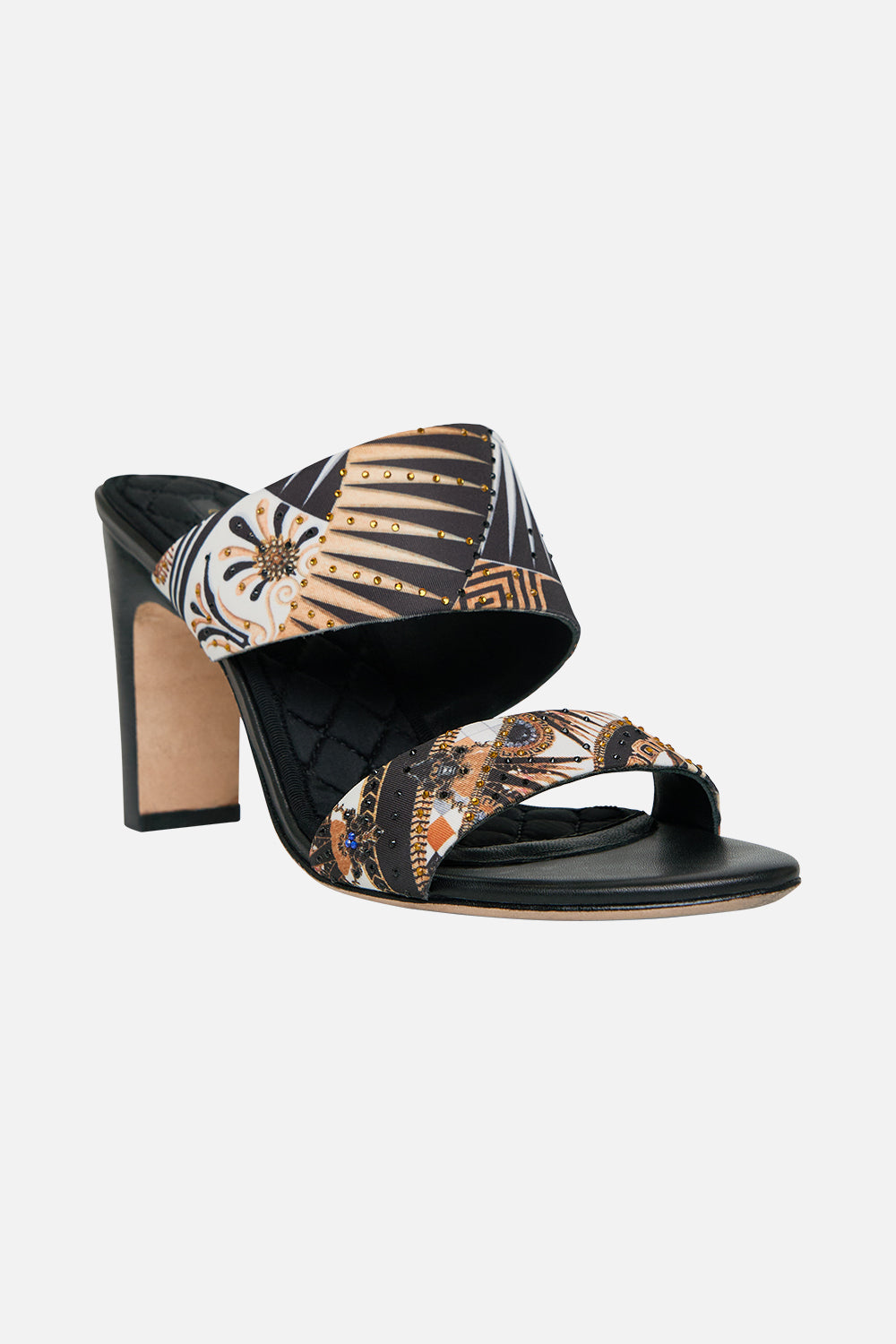 PAMELA ASYM HEEL SANDAL TEMPLES OF DENDARA
