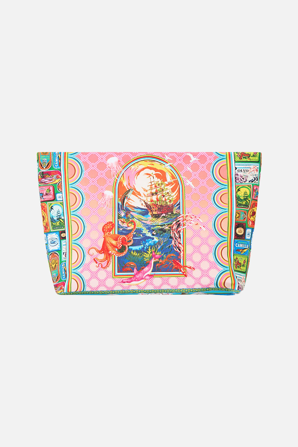 LARGE MAKEUP CLUTCH SALTY SPLENDOUR