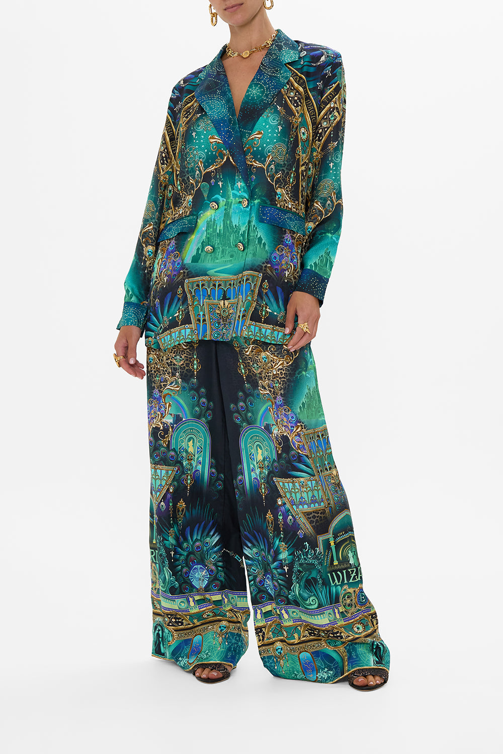 WIDE LEG WAISTED PANT DEFY GRAVITY