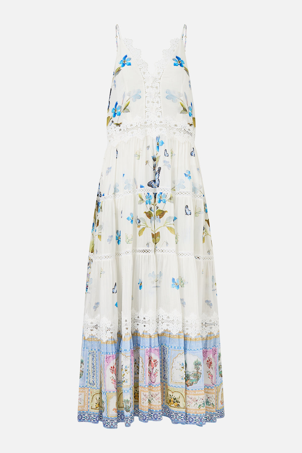 TRAPEZE TIERED DRESS BOTANICAL BALLADS