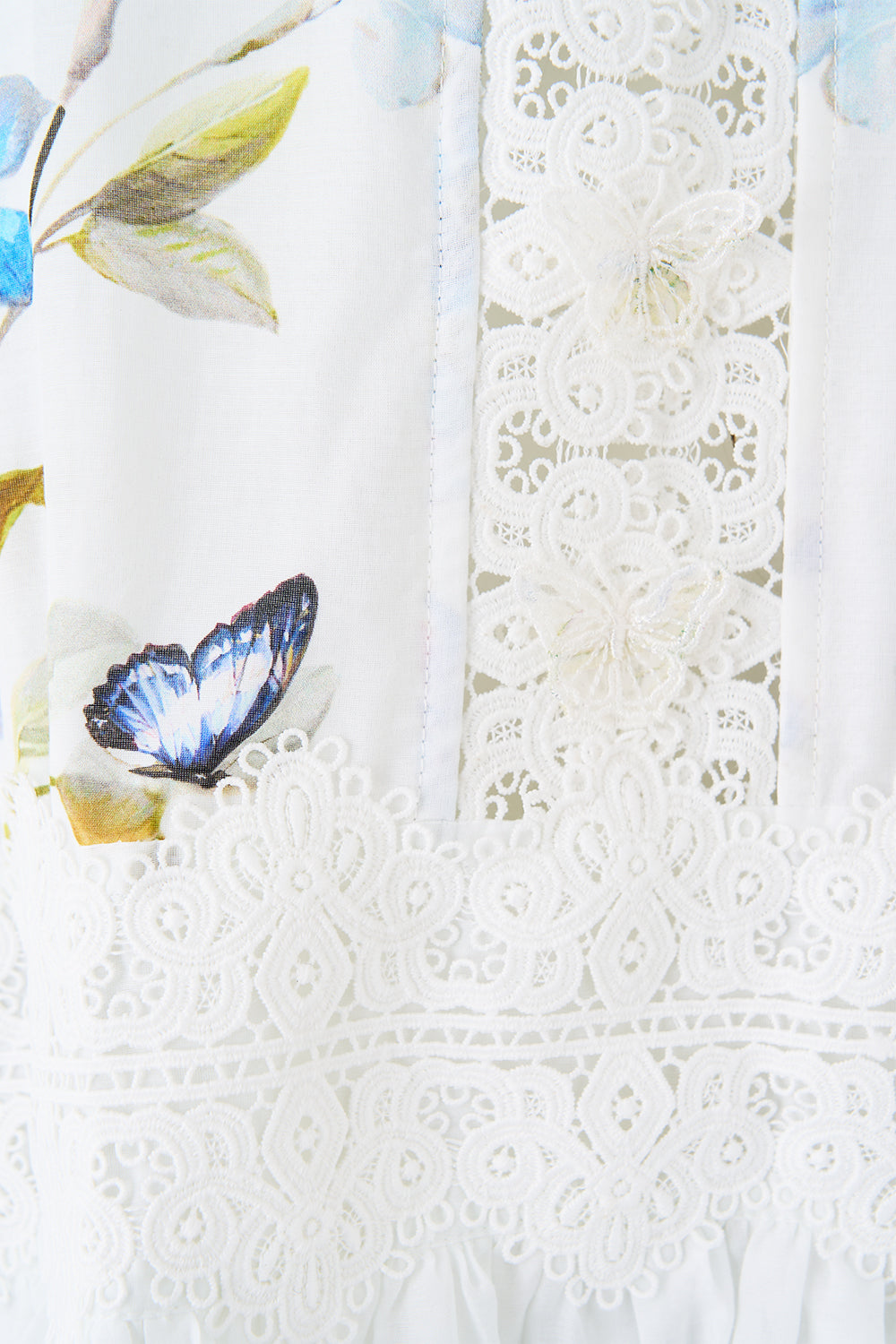 The CAMILLA relaxed short dress with dropped waist from our print botanical ballads