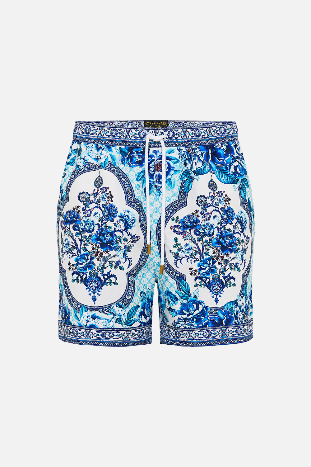 MID LENGTH BOARDSHORT WITH ELASTIC WAIST A CERAMIC GARDEN
