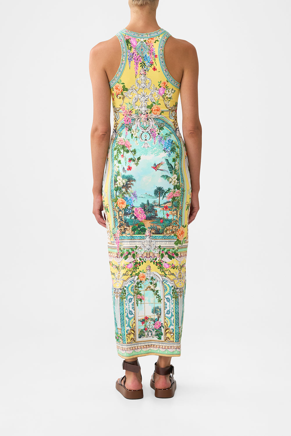 The CAMILLA JERSEY TANK DRESS TALES OF TOPKAPI PALACE in our  print.