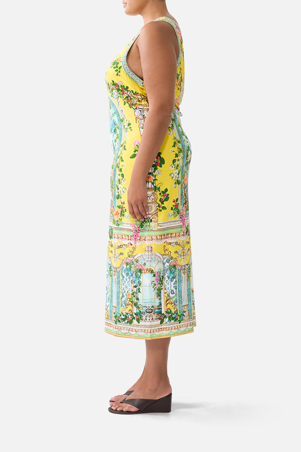 The CAMILLA JERSEY TANK DRESS TALES OF TOPKAPI PALACE in our  print.