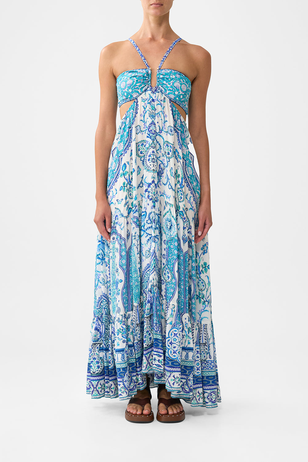 GATHERED CUT OUT DRESS ISNIK LULLABY