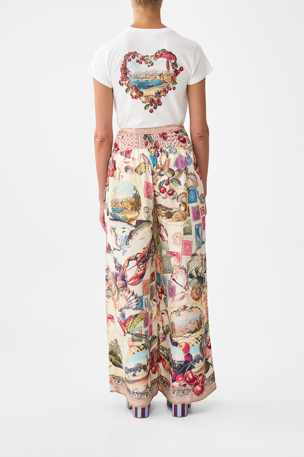 RELAXED PANT WITH TIE FRONT NOTES FROM THE ROAD