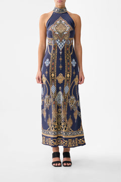 HIGH NECK BIAS DRESS THE IMPERIAL GATE