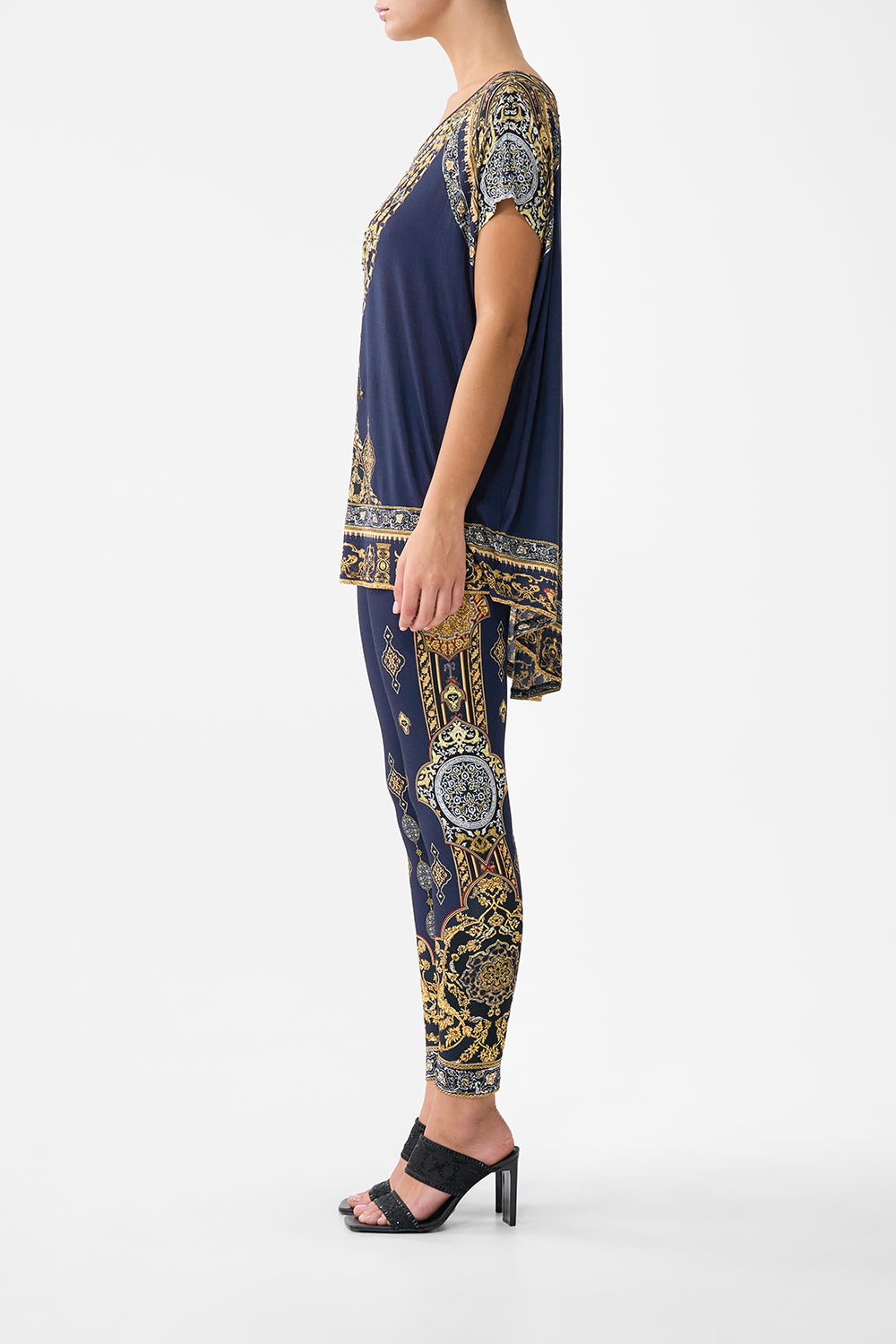 The CAMILLA leggings from our print the imperial gate