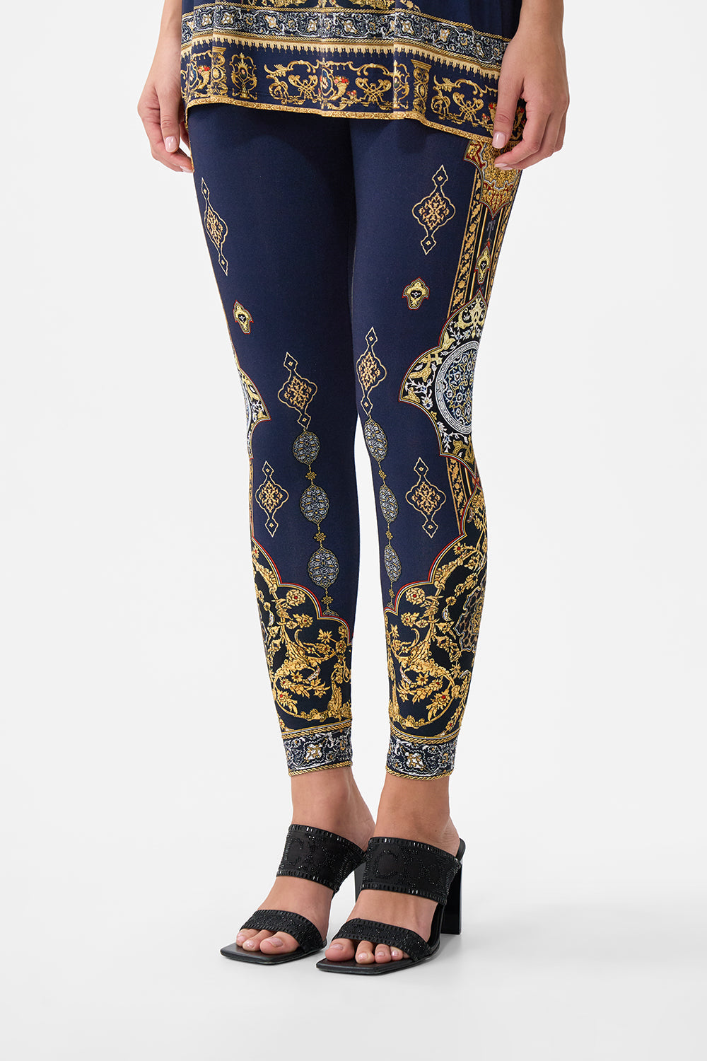 The CAMILLA leggings from our print the imperial gate